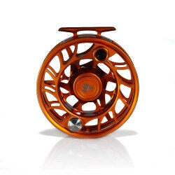 Hatch Outdoors Limited Edition Iconic Fly Reel Campfire Orange 9 Plus in Campfire Orange